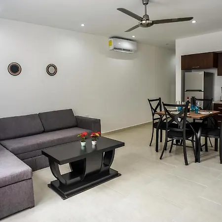 Apartment And Penthouse Blue Luxury Kukulkan