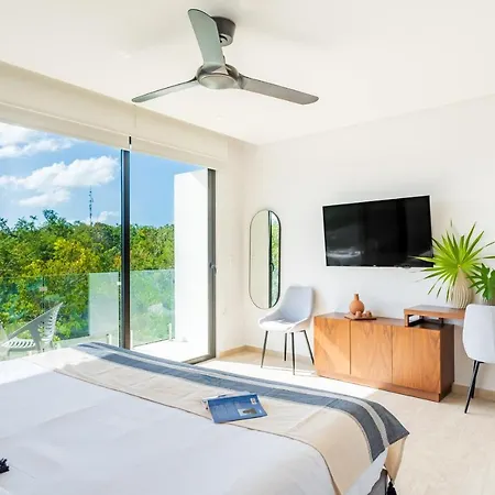 Your Place In With Pool, Gym And Coworking Tulum