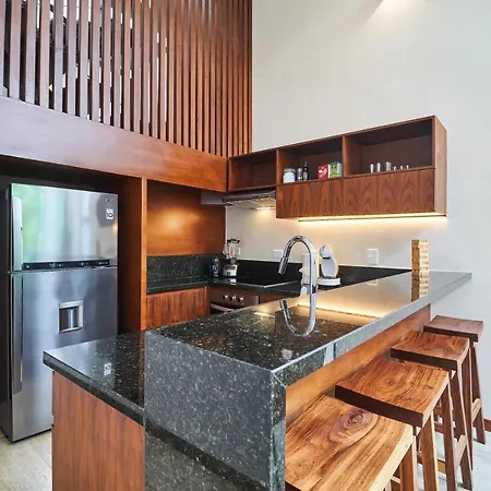 Private Pool And Rooftop In Aldea Zama, 24 7 Security In A Gated Community 15 Apartment