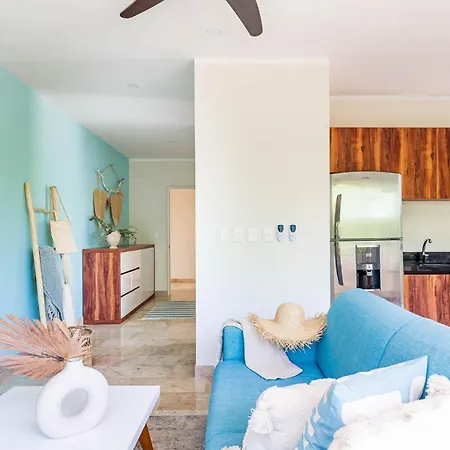 Promo 2br With Rooftop Pool, Gym And Free Bikes Tulum