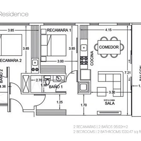 Apartment Promo 2br With Rooftop Pool, Gym And Free Bikes Tulum