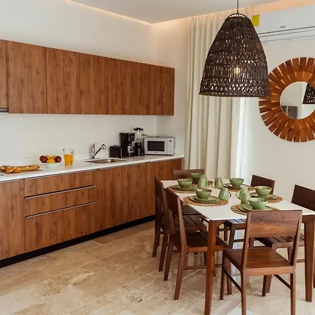 2br With Fast Wifi Free Bikes, Rooftop, Pool, And Gym Tulum