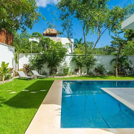 Luxury Private 3bed Villa, Garden, Pool,security Tulum