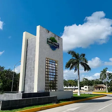 Departamento Nuevo En Aldea Tulum, Alberca E Internet Apartment Tulum