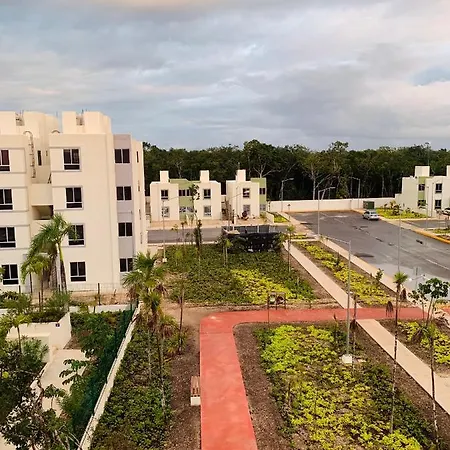 Departamento Nuevo En Aldea Tulum, Alberca E Internet Apartment Tulum