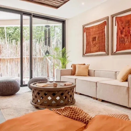 Luxurious In Luum Zama With Private Backyard & Pool, Restaurant, & Patio For Yoga Tulum