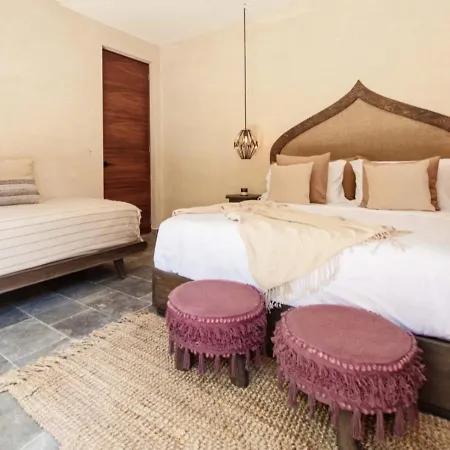 Apartment Luxurious In Luum Zama With Private Backyard & Pool, Restaurant, & Patio For Yoga Tulum