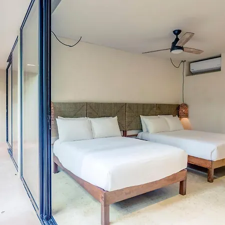 Apartment Gorgeous Flowy Space With Wrap-around Private Pool Tulum