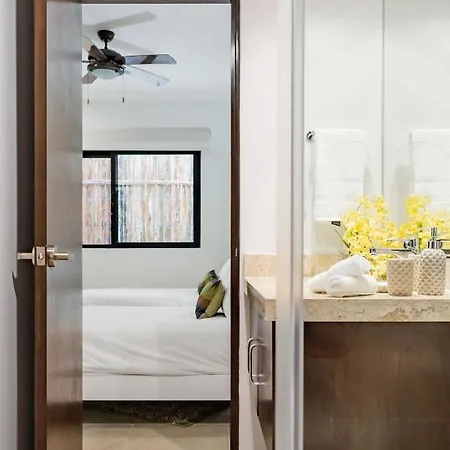 Apartamento Stylish 2b With Direct Pool Access In Aldea Zama *