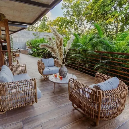 Apartment 4br Dream Private Cenote Large Gym - Xalet Xn101 4br Tulum