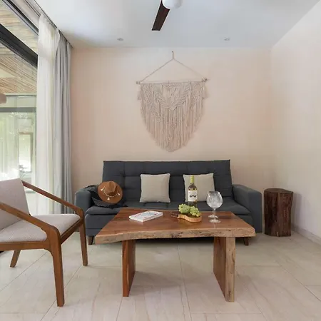 Boho 1bdr Plunge Pool Gym 100 Mbps Wifi * Tulum