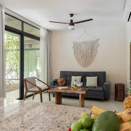 Holiday home Boho 1bdr Plunge Pool Gym 100 Mbps Wifi Tulum