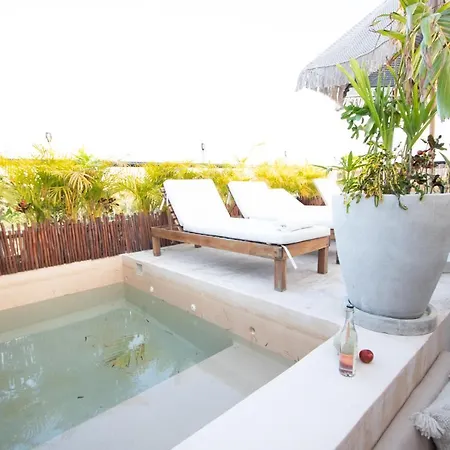 Ph-4-groups 3br Priv-rooftop 18pax @aldea Zama * Tulum
