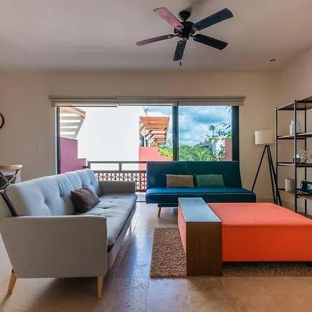 Apartment Casa Cactus! Private Jacuzzi And Rooftop +gym+business Center+ Wifi! Tulum