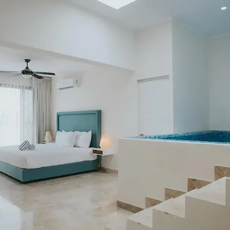 Modern With Private Pool In Lux Aldea Zama Apartment