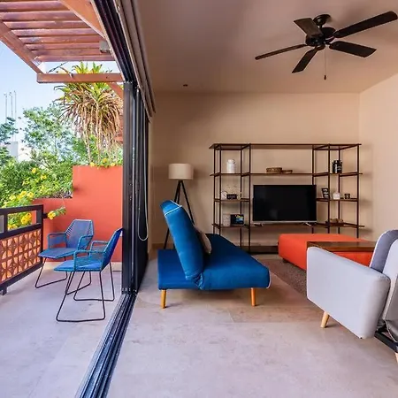 Casa Cactus! Private Jacuzzi And Rooftop +gym+business Center+ Wifi! Tulum