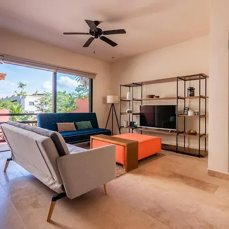 Casa Cactus! Private Jacuzzi And Rooftop +gym+business Center+ Wifi! Apartment Tulum