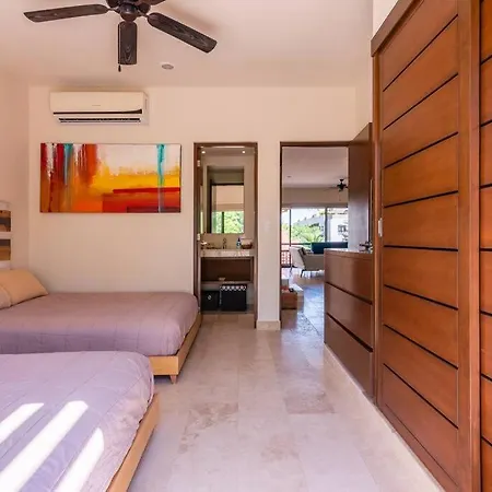Casa Cactus! Private Jacuzzi And Rooftop +gym+business Center+ Wifi! * Tulum