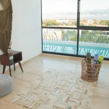 2br With Rooftop Pool Near Restaurants Apartment Tulum