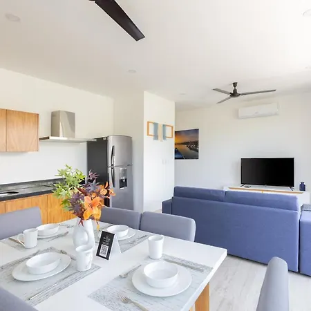 2br With Rooftop Pool Near Restaurants Apartment Tulum