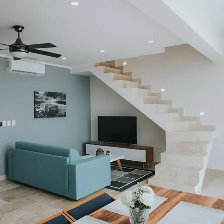 Modern With Private Pool In Lux Aldea Zama Apartment