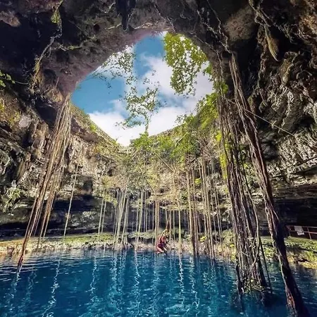 Apartamento Tangerine House: Pools, Zamna, Wi-fi, Cenote
