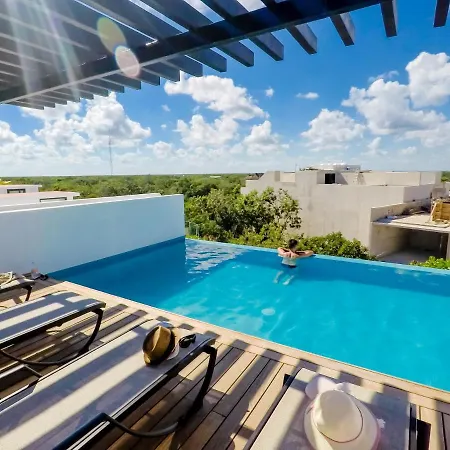 Apartment Quinto Sol 18 - Near Beach - Rooftop Pool - Aldea Zama