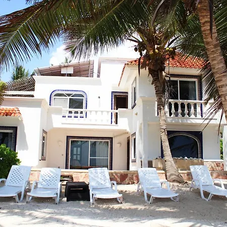 Casa Caracol Oceanfront Sandy In Neighborhood With 24 Hr Security * Tulum