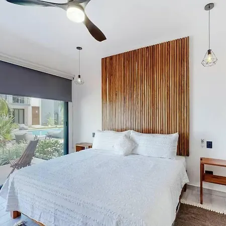Apartment Spacious Condo, Beautiful Pool, Wi-fi - Casa Kaanal 104 Tulum