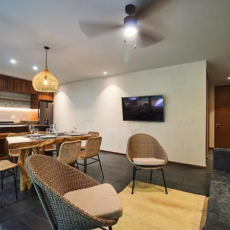 Apartment Majestic In Luum Zama With Plunge Pool, Terrace, Temazcal, Palapa & Exclusive Amenities Tulum