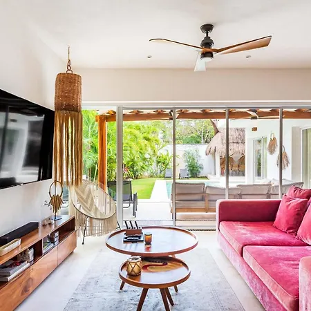Villa Ek'balam & Flamingo, Luxury Villas, Private Pool, Private Garden, Jacuzzi, 24h Security *