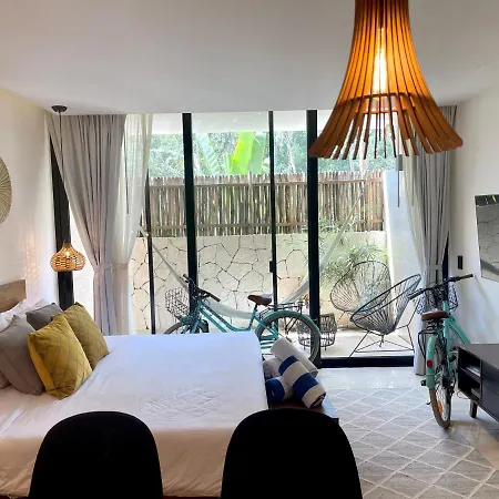 Private Jacuzzi + 2 Bikes - Gym And Pool In Rooftop Hyde 104 * Tulum