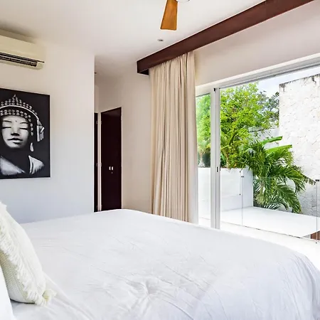 Villa Ek'balam & Flamingo, Luxury Villas, Private Pool, Private Garden, Jacuzzi, 24h Security