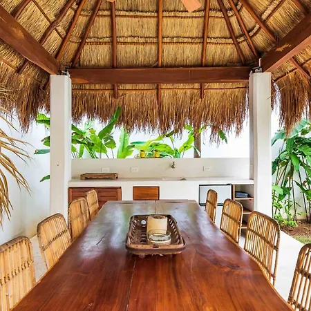 Ek'balam & Flamingo, Luxury Villas, Private Pool, Private Garden, Jacuzzi, 24h Security Villa Tulum
