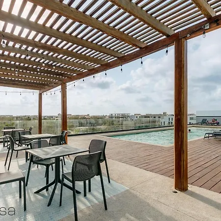 Apartment Stylish Rooftop With Pool & Jungle View In - Palalma 31 *