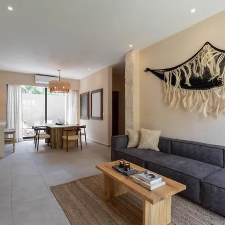 Departamento Boho Chic, Alberca Privada , Centrico Tulum