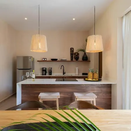 Departamento Boho Chic, Alberca Privada , Centrico Apartment Tulum