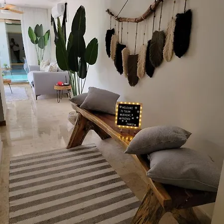 Great&cosy Design 1bed - Ground Floor Swim-up Tulum