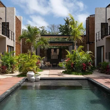 Departamento Boho Chic, Alberca Privada , Centrico * Tulum