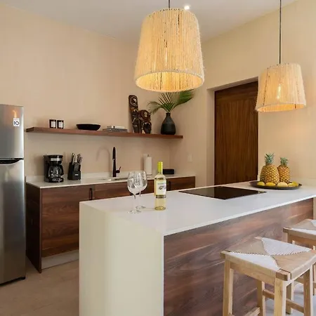 Departamento Boho Chic, Alberca Privada , Centrico Apartment *