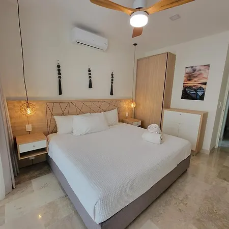 Comodo Apt 2 Bed Aldea Zama Apartment