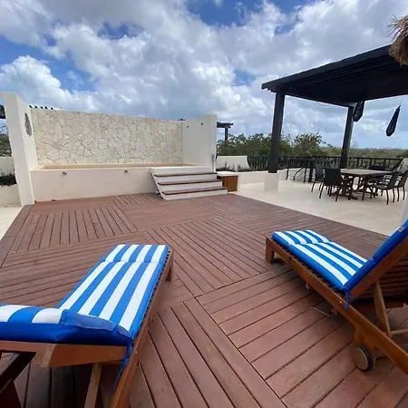 Amartulum Penthouse W Private Pool & Jacuzzi In Apartment Tulum