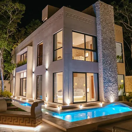 Villa Luxury Large Villa/2 Pools/ Jacuzzi/rooftop/cenote View