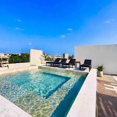 Madera Y Agua: Jacuzzi En El Techo Y Piscina Tulum