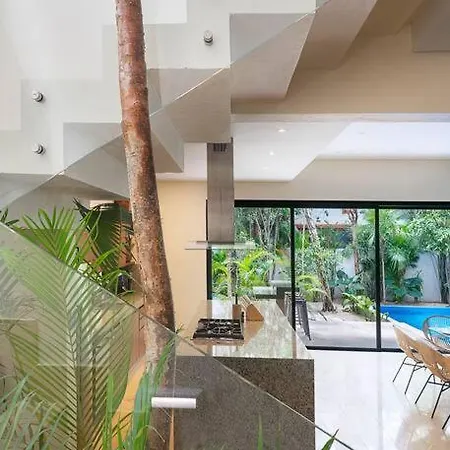 Luxurious Villa At Exclusive Gated Community La Privada Aldea Zama, 5 Bedroom Private Pool & Concierge Service Villa *