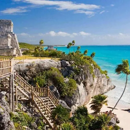 Sunsetviewph+privpool+near Beach&town+rooftop+50mb Tulum