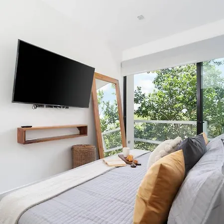 Apartment Sunsetviewph+privpool+near Beach&town+rooftop+50mb Tulum