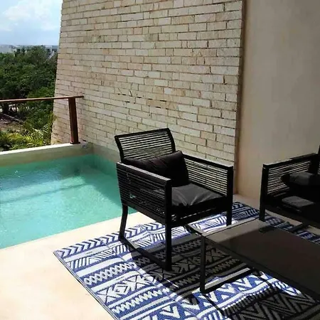 Apartment Chic Ph Private Pool/rooftop Near To Beachfront Tulum