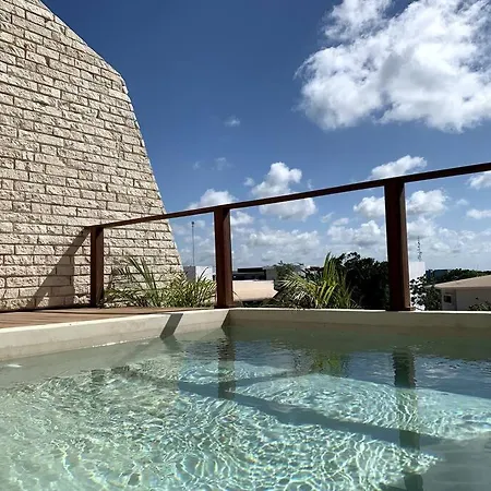 Chic Ph Private Pool/rooftop Near To Beachfront Tulum