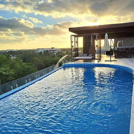 Menesse Departamento Con Alberca Y Balcon Estancias Largas * Tulum
